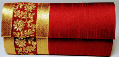 

Must Visit Party Maroon, Gold Clutch, Gold;maroon