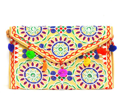 

Art Godaam Party Multicolor Clutch