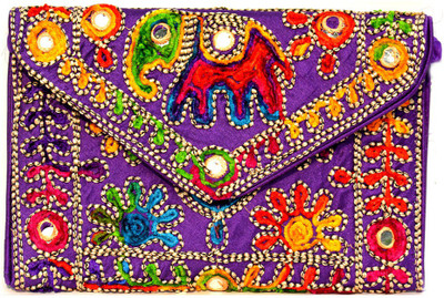 

Art Godaam Party Multicolor Clutch