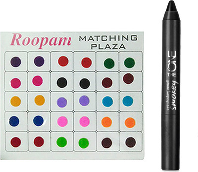 

Oriflame Sweden Bindi with The ONE Eye Shadow Pencil Smokey-Jet black(Set of 2)