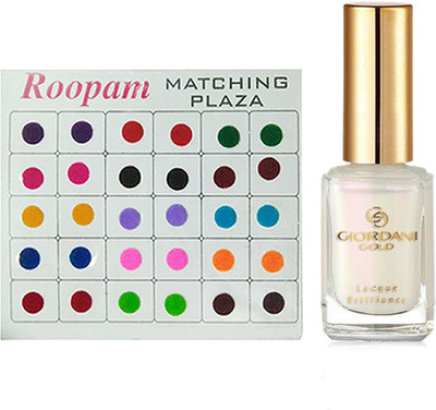

Oriflame Sweden Bindi with Giordani Gold Lacque Brilliance nail paint-misty white(11ml)(Set of 2)