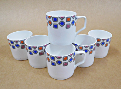 

Reddish Bone China(White, Pack of 6)