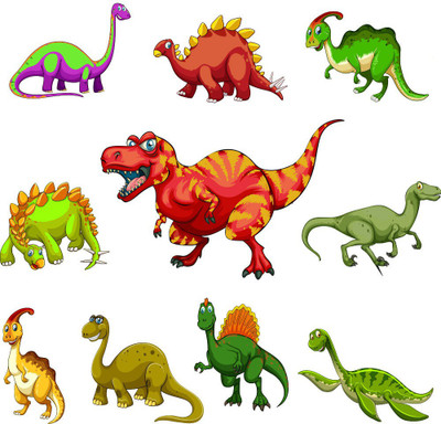 

PARTY PROPZ CUTOUT PACK OF 10/DINOSAUR PARTY DECORATION/DINOSAUR PARTY SUPPLIES/DINOSAUR PARTY ACCESSORIES Paper Cut-outs(10)