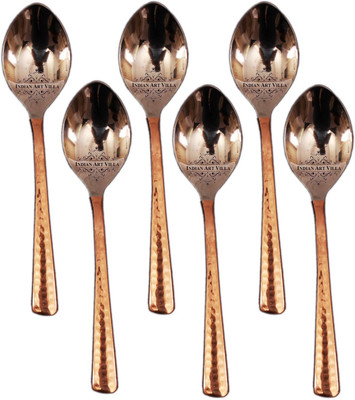 

IndianArtVilla Set of 6 Tea Spoon Steel, Copper Cutlery Set(Pack of 6)