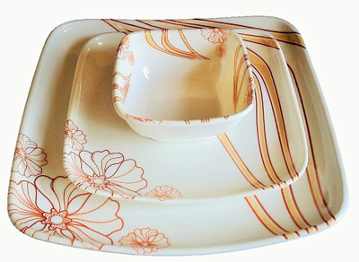 

Floranso Pack of 19 Dinner Set(Melamine)