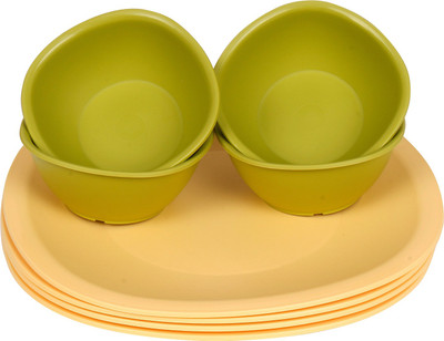

Tupperware Plastic Pack of 8 Dinner Set(Plastic)
