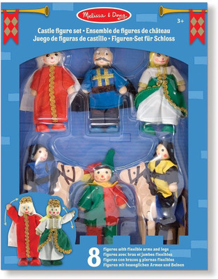 

MELISSA AND DOUG Castle Wooden Figure Set(Multicolor)