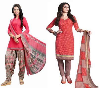 Reya Crepe Floral Print Salwar Suit Material