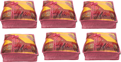 

Zadmus Designer Premium Satin Saree Cover Capacity - 6 Pcs- Combo Pack Of 6 Pcs scov19_pi X 6(Pink)