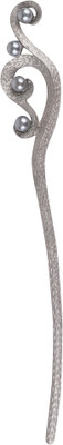 

Pink Rose Bridal Collection Bun Stick(Silver)