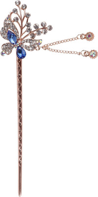 

Pink Rose Bridal Collection Bun Stick(Multicolor)