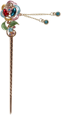 

Pink Rose Bridal Collection Bun Stick(Multicolor)