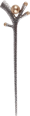 

Pink Rose Bridal Collection Bun Stick(Silver, Gold)