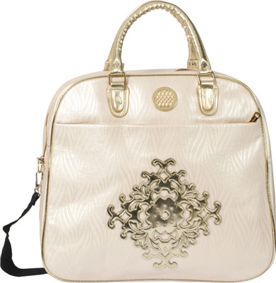 

Shopigator Tote(White, Gold), Gold;white