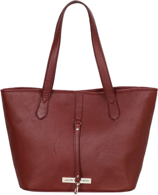 

Justanned Hand-held Bag(Maroon)