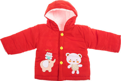 

Zonko Style Full Sleeve Printed Baby Boys & Baby Girls Jacket, Red