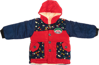 

Zonko Style Full Sleeve Printed Baby Boys Jacket, Red