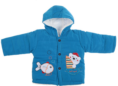 

Zonko Style Full Sleeve Printed Baby Boys & Baby Girls Jacket, Blue