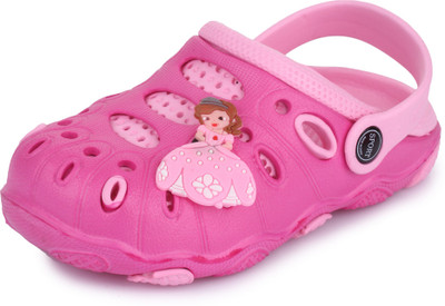 

PHEDARUS Girls Slip-on Clogs(Pink