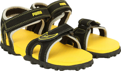 

Puma Boys & Girls Velcro Sports Sandals(Yellow, Blk-blazing y-glacier g