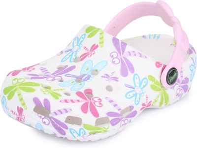 

PHEDARUS Girls Slip-on Clogs(Purple, Purple;white
