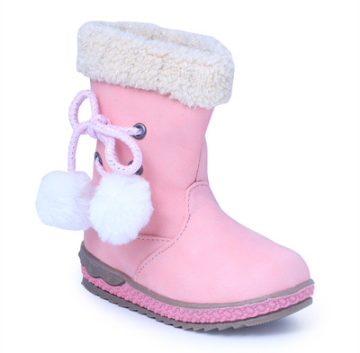 

N Five Girls Slip on Casual Boots(Pink