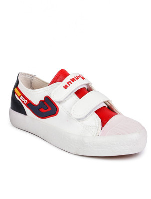 

N Five Boys & Girls Velcro Sneakers(Red
