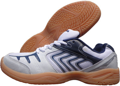 

Nivia Boys & Girls Lace Badminton Shoes(White