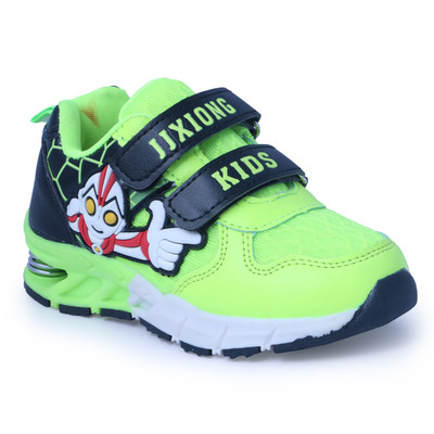 

N Five Boys Velcro Casual Boots(Green