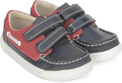 

Clarks Boys Velcro Moccasins(Blue, Navy combi