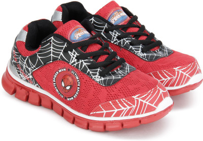 

Spiderman Boys Lace Walking Shoes(Red, Red black