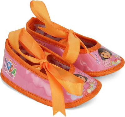 

Dora Girls Velcro Casual Boots(Pink, Pink/orange