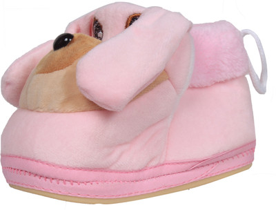 

Ole Baby Boys & Girls Slip on Casual Boots(Pink, Baby pink