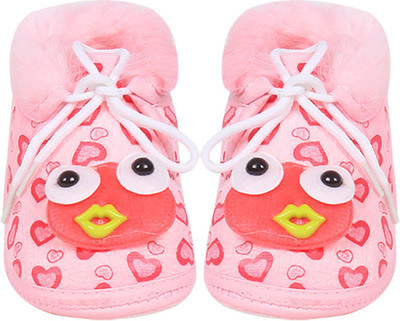 

Ole Baby Boys & Girls Slip on Casual Boots(Pink, Dark pink