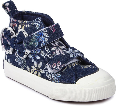 

N Five Girls Velcro Sneakers(Blue