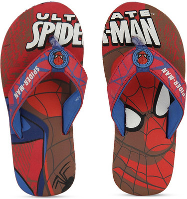 

Spiderman Boys Slip On Slipper Flip Flop(Red