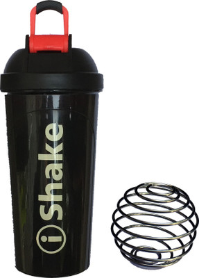 

GB i Shake 700 ml Shaker(Pack of 1, Black, Red, Multicolor)