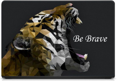 

Anweshas Printed on 3M Vinyl, Premium Quality, HD, UV Printed, Laminated, Bubble Free, Scratchproof, Washable, Easy to Install Laptop Skin/Sticker/Vinyl/Cover for 13.1, 13.3, 14.1, 14.4, 15.1, 15.6 inches (TigerBeBrave) vinyl Laptop Decal 15.6