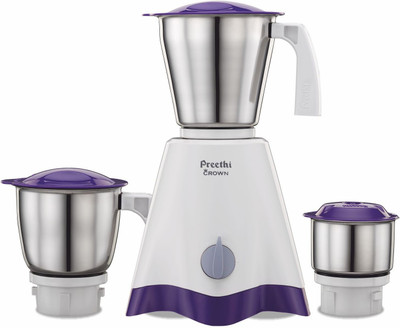 30% OFF on Preethi Crown MG-205 500 W Mixer Grinder (3 Jars, White/Purple) 30% OFF on Preethi Crown MG-205 500 W Mixer Grinder (3 Jars, White/Purple)