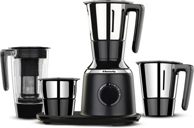 

Butterfly Spectra Black 750 W Juicer Mixer Grinder(Black, 4 Jars)
