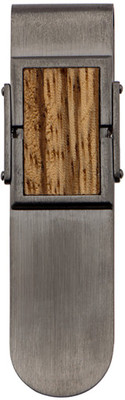 

Inox Jewelry SSMC14458 Stainless Steel, Wooden Money Clip(Jet Black)