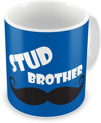 

ME&YOU Gifts On Birthday Anniversary For Bro; Stud Brother (IDuplicate88) Printed Ceramic Mug(325 ml), Multicolor