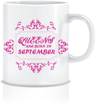 

Everyday Desire Queens are Born in September ED169 Ceramic Mug(300 ml), Multicolor
