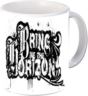 

Maison N Mode Bring Me The Horizon Coffee Ceramic Mug(330 ml), Multicolor