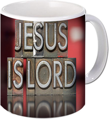 

Maison N Mode Jesus Is Lord Coffee Ceramic Mug(330 ml), Multicolor