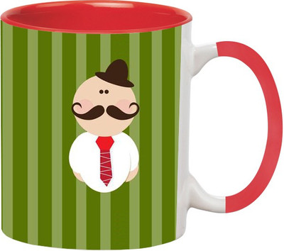 

Ashvah You're The Best Daddy Ceramic Mug(350 ml), Red