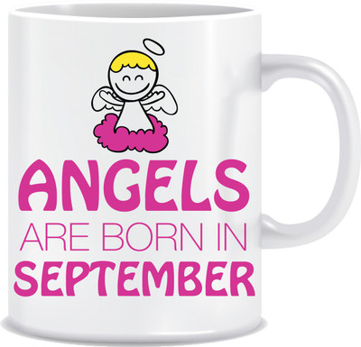 

Everyday Desire Angels are Born in September ED152 Ceramic Mug(300 ml), Multicolor
