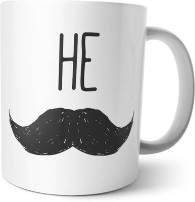 

ME&YOU Gifts On Anniversary Valentine's Day Birthday For Husband Wife Girlfriend Boyfriend; He And she (IDuplicate17) Printed Ceramic Mug(325 ml), Multicolor