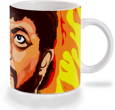 

Mooch Wale Gabbar Sholay Art Ceramic Mug(325 ml), Multicolor