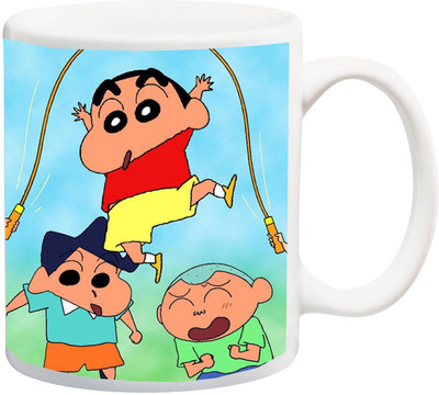 Stylotrendz Shinchan Nohara and Friends best gift for children Ceramic Mug(325 ml), White